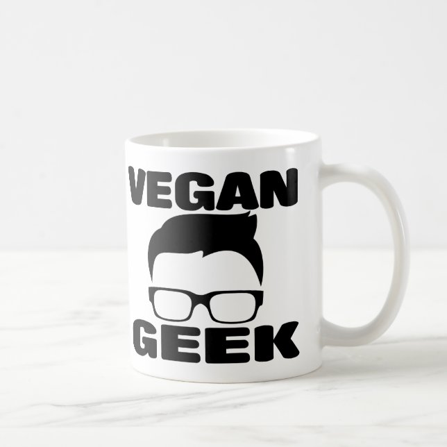 Tasse végétalienne de geek (Droite)