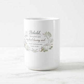 Tasse végétalienne Genèse 1:29 KJV • Toute herbe p