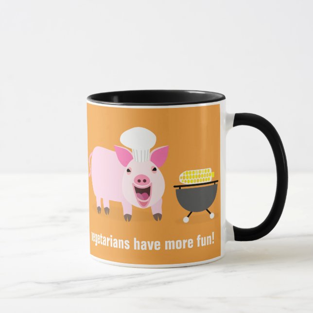 Tasse végétarienne de porc (Droite)