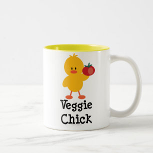 Tasse végétarienne de poussin