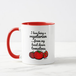 Tasse végétarienne drôle avec la citation connexe
