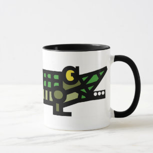 Tasse "véritable" d'alligator