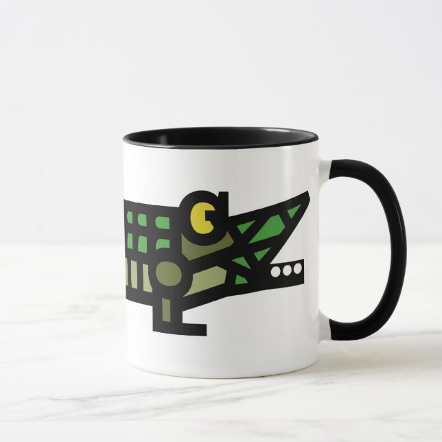 Tasse "véritable" d'alligator (Droite)