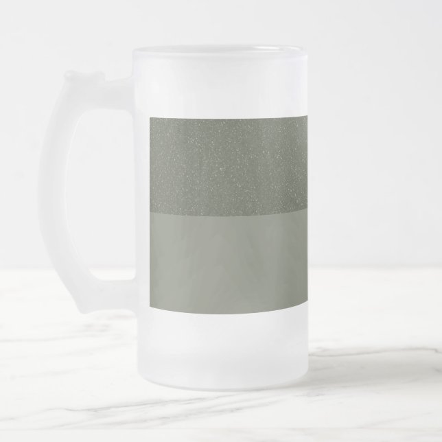 Tasse verte de mousse texturée - Personnalisable (Gauche)