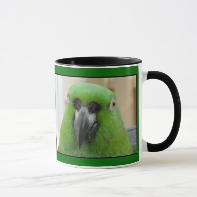 Tasse verte de perroquet du Panama Amazone (Droite)