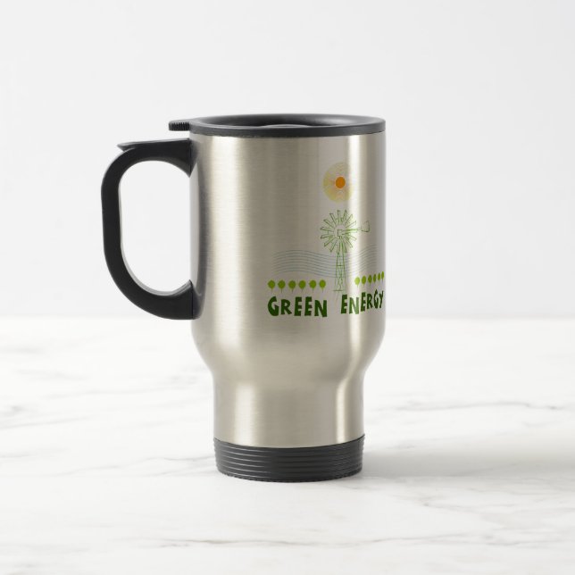 Tasse verte d'énergie (Gauche)