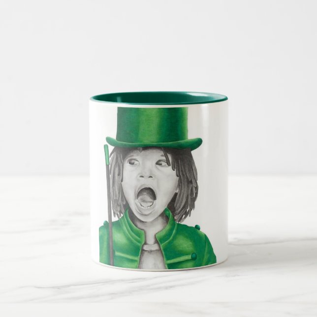 Tasse verte du garçon 1 (Centre)