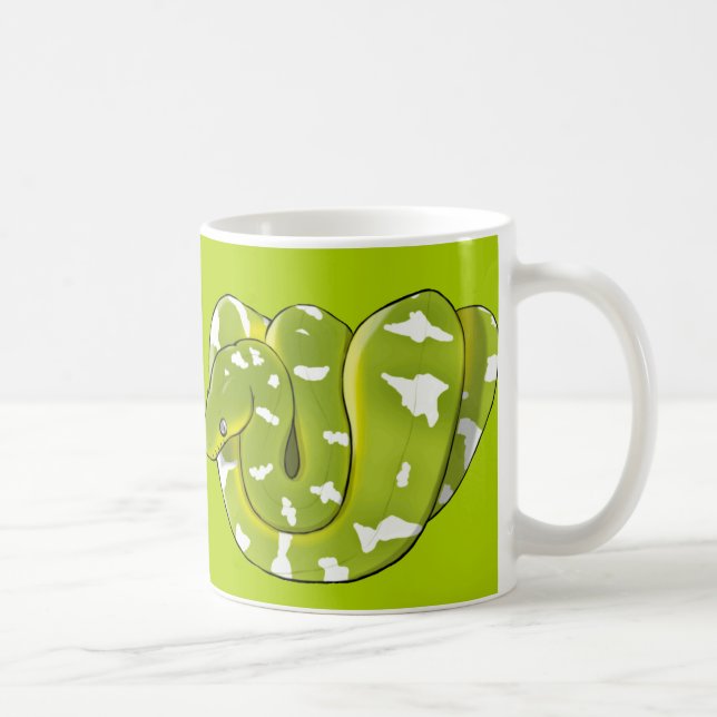 Tasse verte (mise à jour) verte de boa d'arbre (Droite)