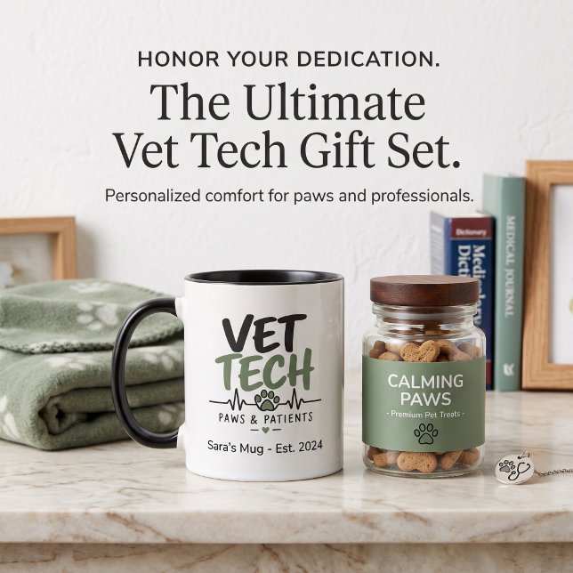 Tasse Vet Tech Paws & Patients (Créateur téléchargé)