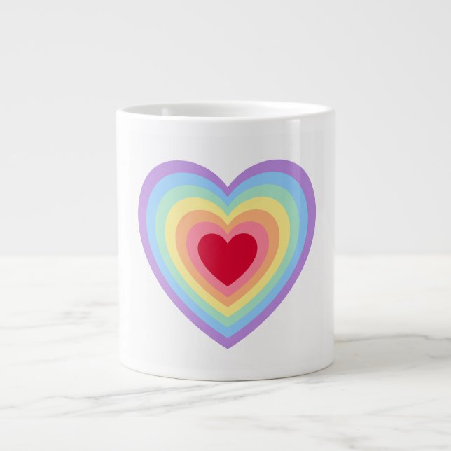 Tasse vibrante en forme de cœur (Devant)