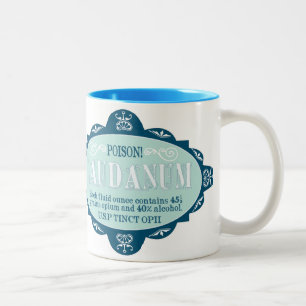 Tasse victorienne de poison - laudanum