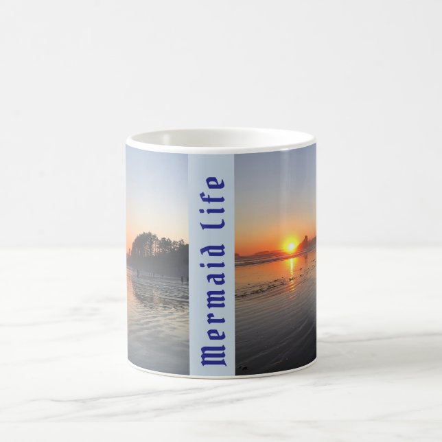 Tasse Vie de Sirène au Coucher du Soleil (Centre)