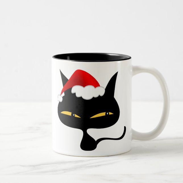 Tasse vilaine de Kitty de Noël (Droit)