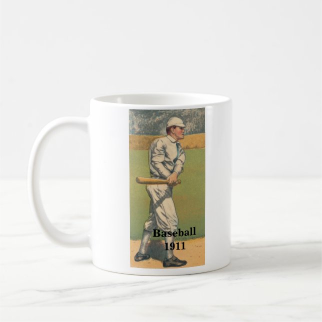 Tasse vintage 1911 de base-ball (Gauche)
