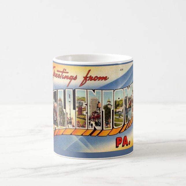 Tasse vintage Allentown PA (Centre)