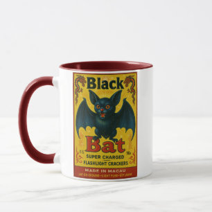 Tasse vintage Black Bat Firecracker