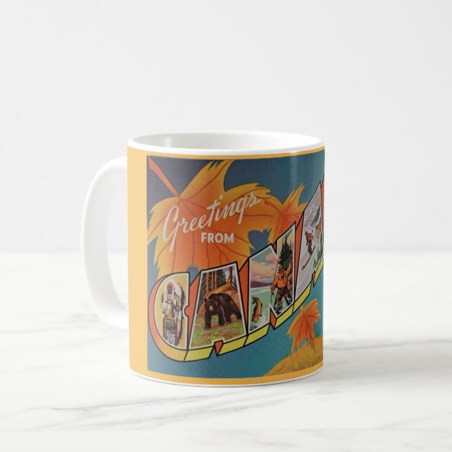 Tasse Vintage Canada (Devant gauche)