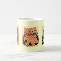 Tasse vintage de cadeau de chats de Louis Wain