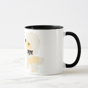 Tasse vintage de caniche