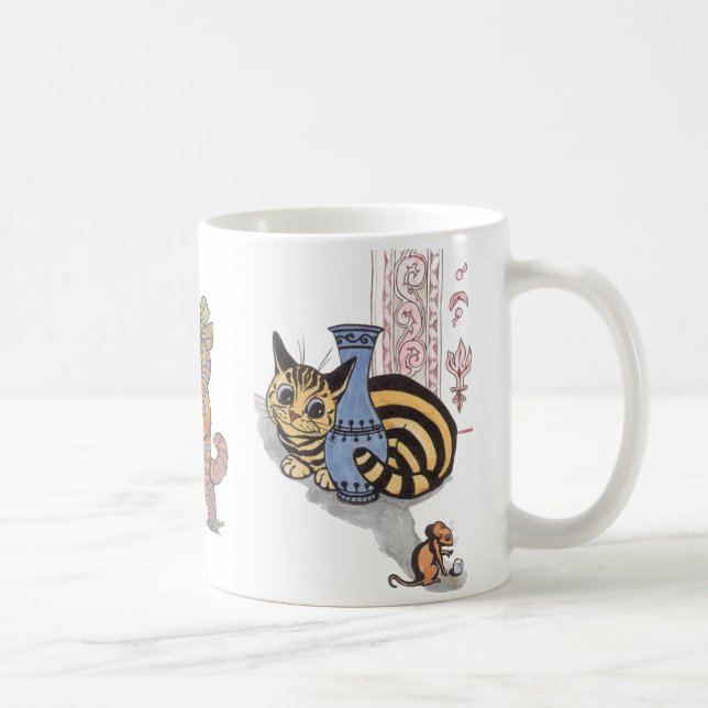 Tasse vintage de chat de Louis Wain (Droite)