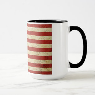 Tasse vintage de drapeau américain
