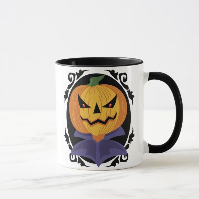 Tasse vintage de Jack-o'-lantern (Droite)