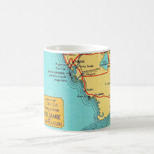 Tasse vintage de la côte du golfe de Floride