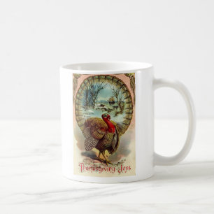 Tasse vintage de la Turquie de thanksgiving