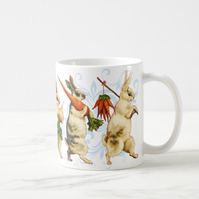 Tasse vintage de lapin de Pâques (Droite)