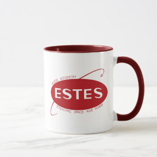 Tasse vintage de logo d'Estes Pre-Damon