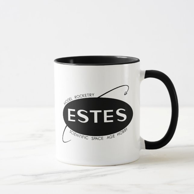 Tasse vintage de logo d'Estes Pre-Damon (Droite)