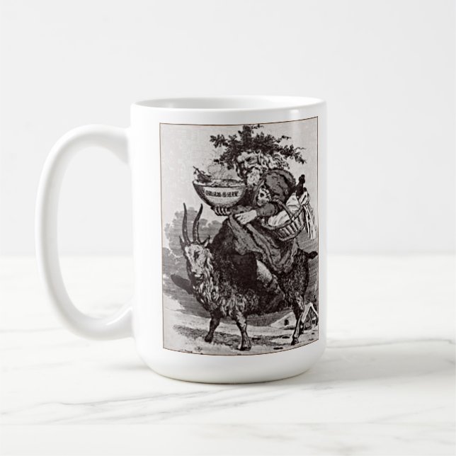 Tasse vintage de Père Noël (Gauche)