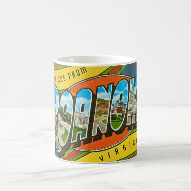 Tasse vintage de Roanoke, Virginie (Centre)
