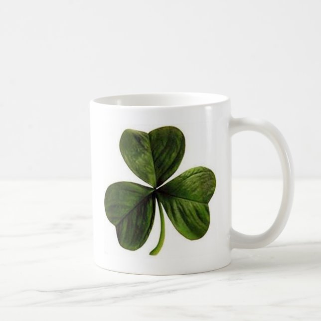 Tasse vintage de shamrock (Droite)