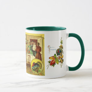 Tasse vintage de thanksgiving