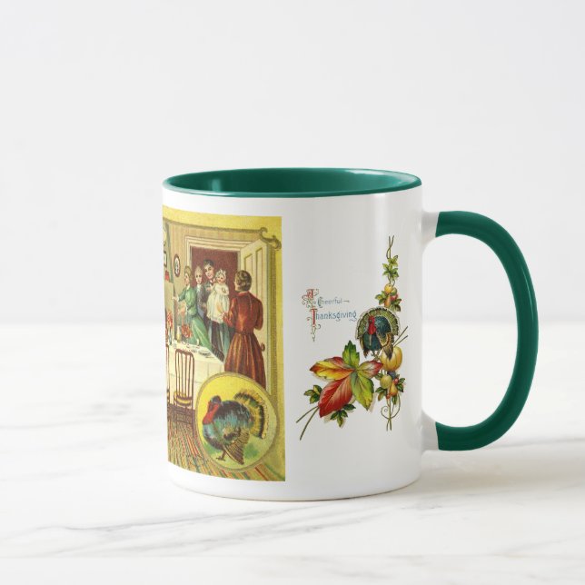 Tasse vintage de thanksgiving (Droite)