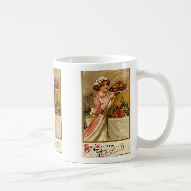 Tasse vintage de thanksgiving (Droite)