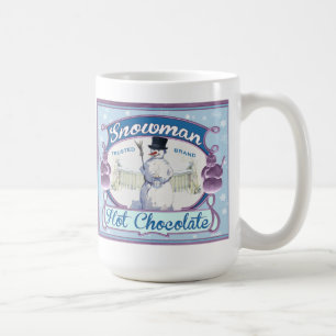 Tasse vintage de thé ou de café de bonhomme de