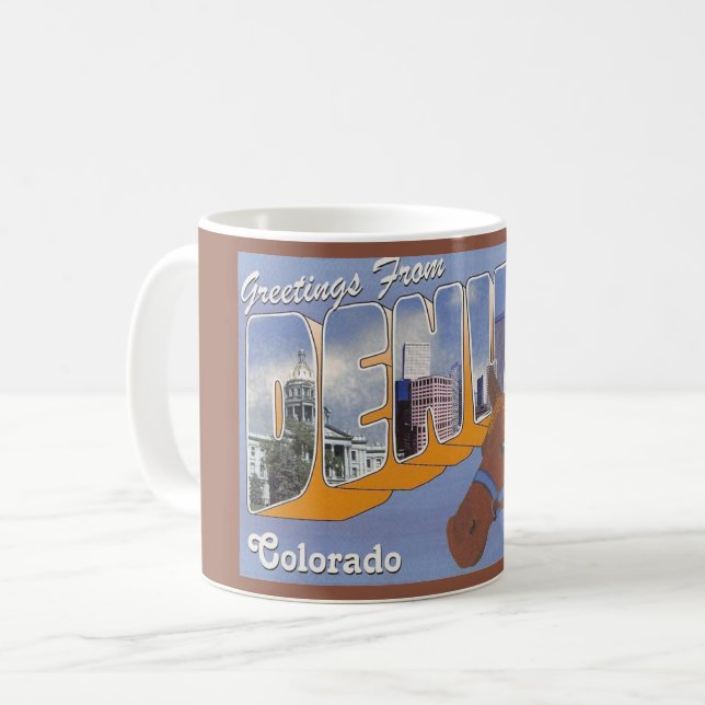 Tasse vintage Denver CO  (Devant gauche)