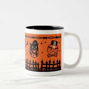 Tasse vintage d'imaginaire de Halloween