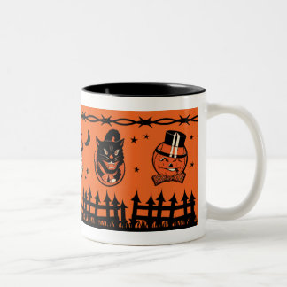 Tasse vintage d'imaginaire de Halloween