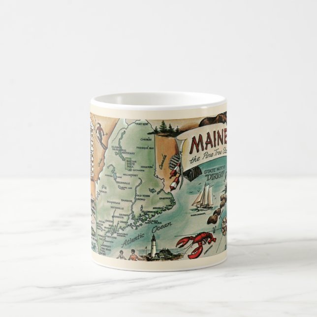 Tasse Vintage du Maine (Centre)
