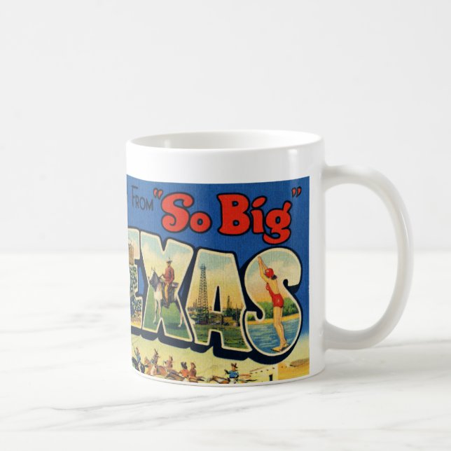 Tasse vintage du Texas (Droite)