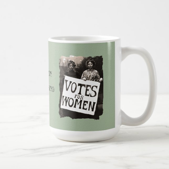 Tasse vintage du vote 2016 de femmes (Droite)