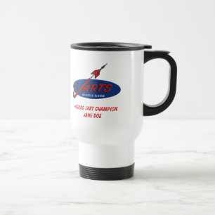 Tasse vintage personnalisable de voyage de Jarts