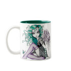 Tasse violette d'ange de tatouage de Malory