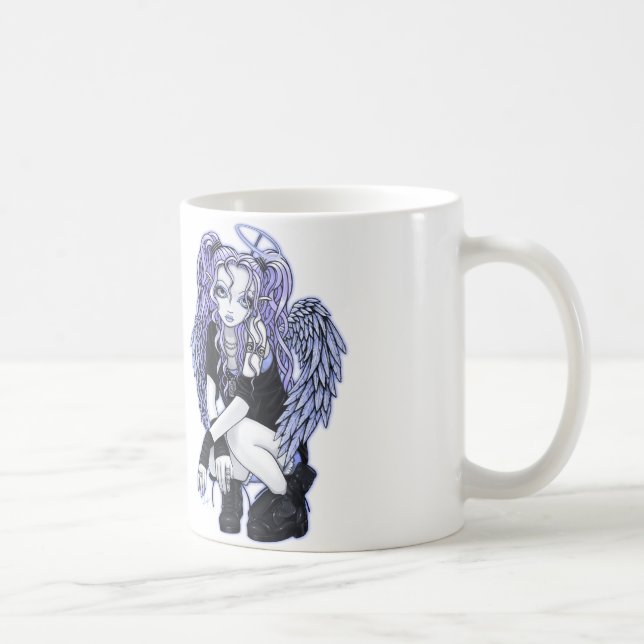 Tasse violette gothique d'ange d'Angelina (Droite)