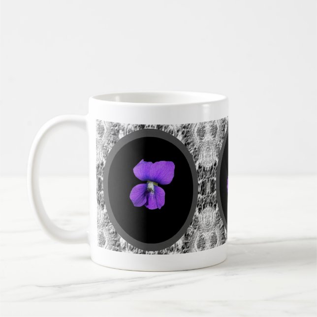 Tasse violette pourpre (Gauche)