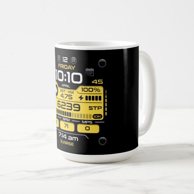 Tasse Visionnaire Fondateur de Startup Tech (Devant droit)