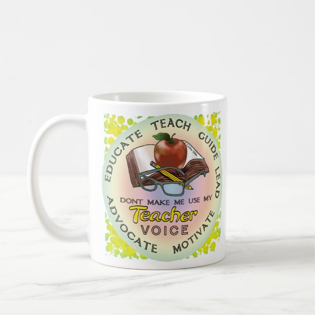Tasse voix d'enseignant de l'école (Gauche)